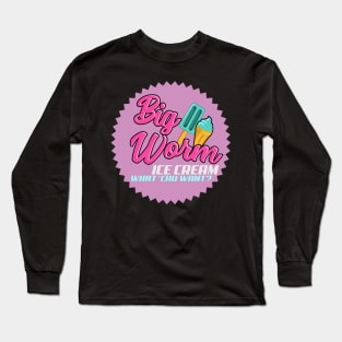 ice cream merah muda Long Sleeve T-Shirt